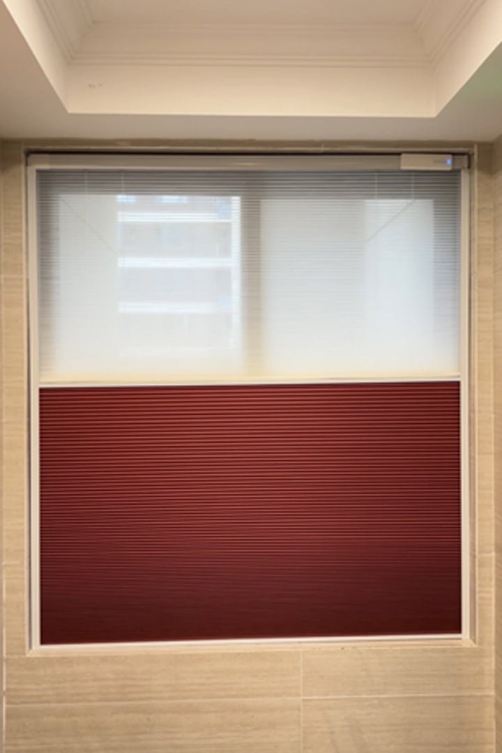 No - Drill Electric Day & Night Blind – Remote Control, Light Filtering, Modern Design - Androf