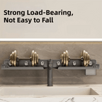 No - Drill Over - the - Faucet Storage Shelf with Suction Cups - Androf