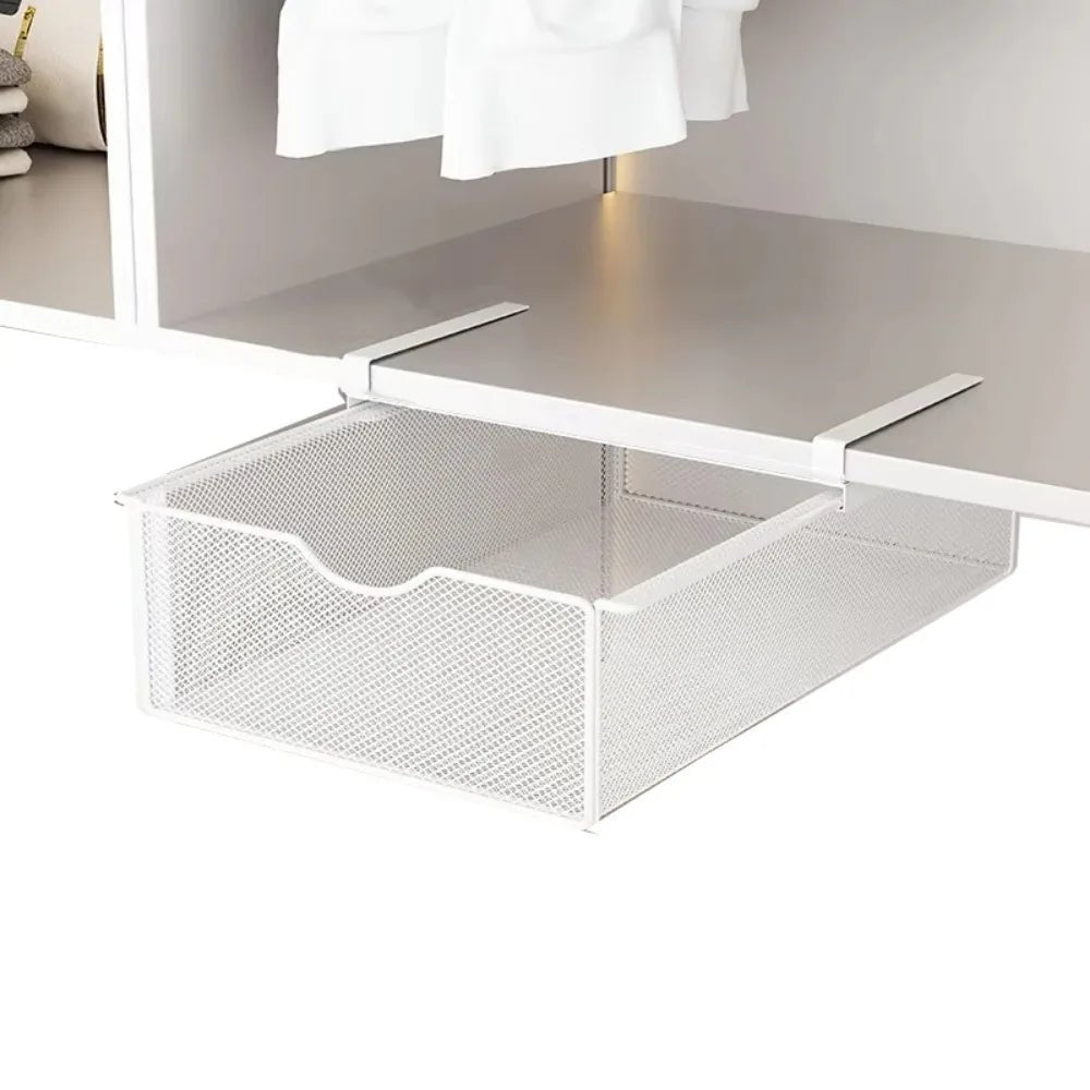 Pull - out Partition Cabinet Mesh Drawer – Space - Saving Hanging Basket - Androf