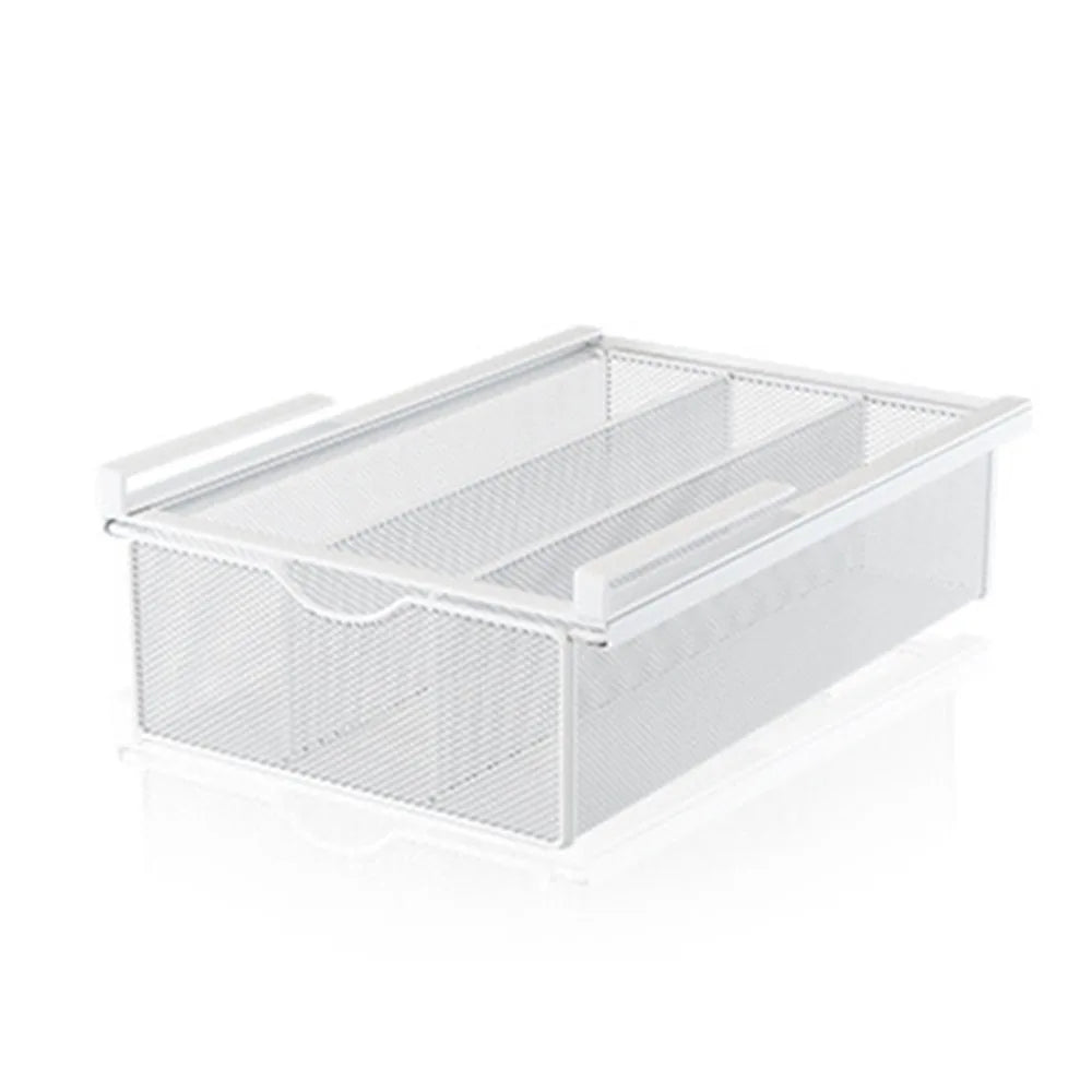 Pull - out Partition Cabinet Mesh Drawer – Space - Saving Hanging Basket - Androf