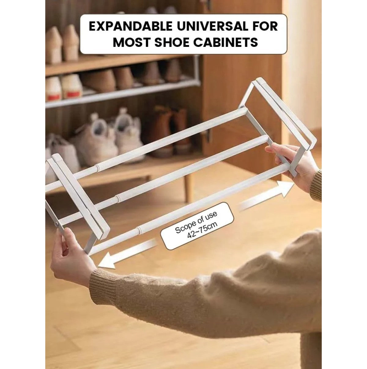 Expandable Multi-Layer Shoe Organizer