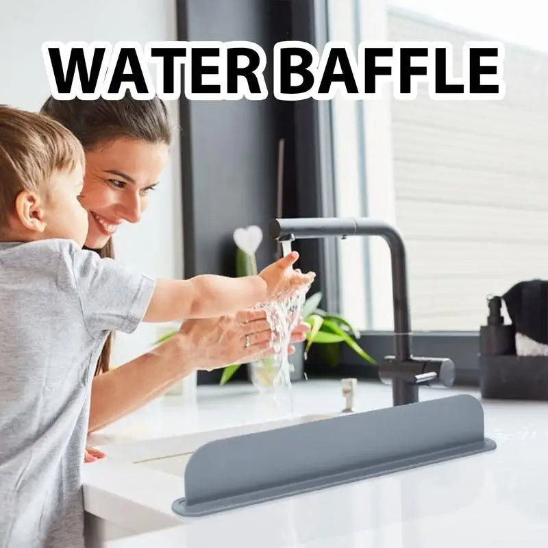 Silicone Sink Baffle Splash Guard Splash Protector - Androf