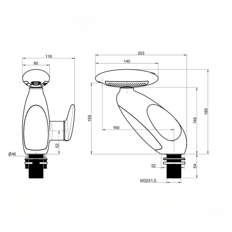 Smart LED Bathroom Faucet – 4 Water Modes, 360° Pull - Out Head - Androf