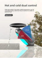 Smart LED Bathroom Faucet – 4 Water Modes, 360° Pull - Out Head - Androf