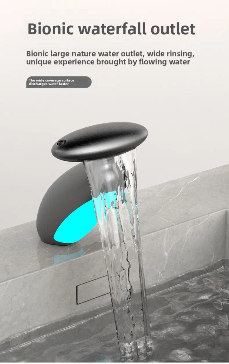 Smart LED Bathroom Faucet – 4 Water Modes, 360° Pull - Out Head - Androf