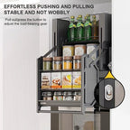 Tier Pull - Down Shelf Cabinet – Space - Saving Kitchen Storage Lift - Androf