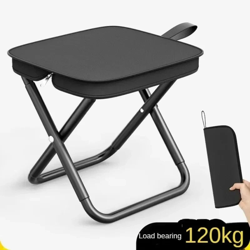 Ultra - Light Portable Folding Chair for Camping, Picnic & Fishing – Multifunctional Travel Stool, Outdoor Accessory - Androf