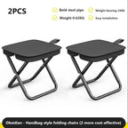 Ultra - Light Portable Folding Chair for Camping, Picnic & Fishing – Multifunctional Travel Stool, Outdoor Accessory - Androf