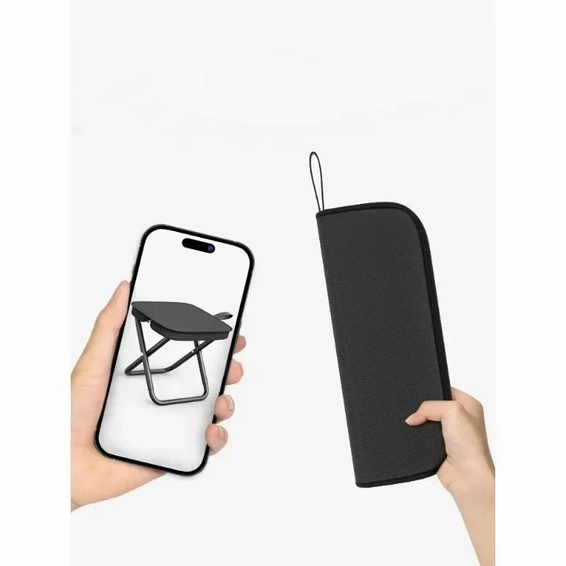 Ultra - Light Portable Folding Chair for Camping, Picnic & Fishing – Multifunctional Travel Stool, Outdoor Accessory - Androf