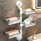 Wall - Mounted Multi - Layer Soap Dish Holder - Androf