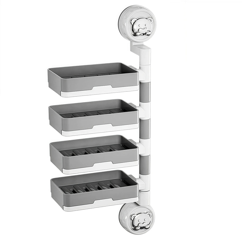 Wall - Mounted Multi - Layer Soap Dish Holder - Androf