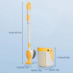Whale - Shaped 360° Toilet Brush with Silicone Head & Wall - Mounted Holder - Androf