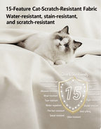 Zero-Wall Power Recliner Chair with Lay-Flat Bed, Cup Holders & Optional Massage - Androf
